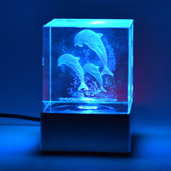 3D Mix Design LED Light Base With Speaker (1 Pc / B Grade) - dailyneed.life