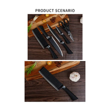 Stainless Steel Knife Set With Chef Peeler And Scissor (6 Pieces) - dailyneed.life