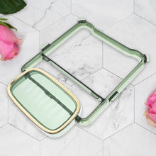 2-in-1 Self-Adhesive Towel Hanger & Soap Holder Stand (1 Pc) - dailyneed.life