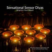 Water Sensor Diyas for Diwali Decoration, Diwali (12 Pcs Set) - dailyneed.life