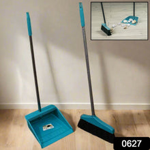 Long Handle Dustpan and Brush 2 Piece Set for Sweeping Cleaning Home Office, Supdi - dailyneed.life