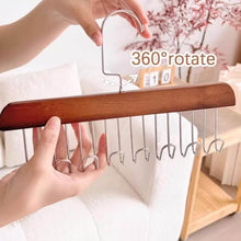 Space Saving 8 Hooks Wooden Hangers (1 Pc) - dailyneed.life