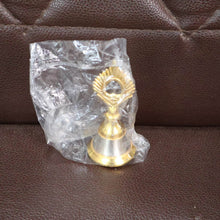 Brass and Steel Temple Ghanti (Pooja Bell) – Decorative Spiritual Accessory - dailyneed.life