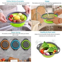 Round Sili Strain used in all kinds of household and official kitchen purposes as a Foldable utensil. - dailyneed.life