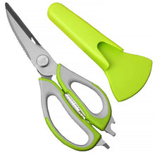Multi-Purpose Kitchen Shears with Magnetic Holder, Stainless Steel, Red Multifunction Heavy Duty and Kitchen Scissors - dailyneed.life