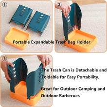 Expandable Trash Can (1 Pc): Plastic, Large Capacity, Kitchen & Bathroom - dailyneed.life