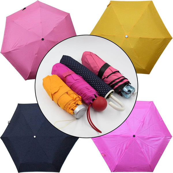 Umbrella Summer Sun and Rain Protection Foldable Cute Umbrella || UV Protection Rain Sun Umbrella || Travel Accessories || Umbrella for Children, Girls, and Boys (1 Pc / Mix Color / Design)  - dailyneed.life
