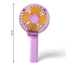 Portable Mini handy Fan & Personal Table Fan | Rechargeable Battery Operated Fan Suitable for Kids, Women, Makeup Artist, Home Office (Battery Not Include) - dailyneed.life