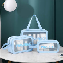 3-IN-1 Waterproof Transparent Travel Toiletry Bag Set - dailyneed.life
