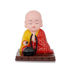 Solar Powered Sitting Buddha Statue, Moving Head and Hand (1 Pc / Big) - dailyneed.life