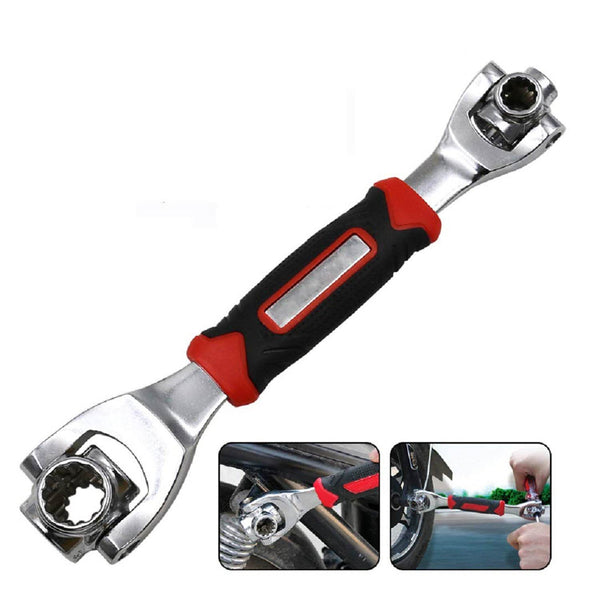 48 in 1 Socket Point Universal Car Repair 360 Degree Fixed Square, Hex, Torx Hand Tool Wrench - dailyneed.life