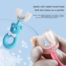 Baby Bear U-shaped Toothbrush Silicone Brush Head (1 Pc) - dailyneed.life