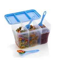 Plastic Square Storage Organiser Container (750ML Capacity) - dailyneed.life