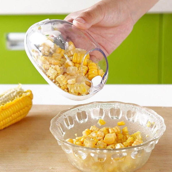Magic Plastic with Steel Blades Corn Remover Kernel Stripper (1 Pc) - dailyneed.life