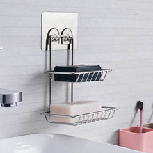 Kitchen Bathroom Soaps Storage Rack with 2 Hook for Home - dailyneed.life