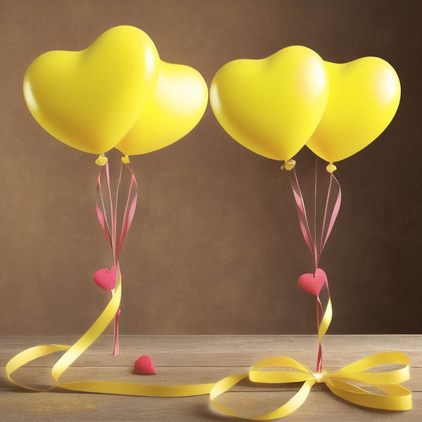 Heart shaped balloons Kinds of Rainbow Party Latex Balloons for Birthday / Anniversary / Valentine's / Wedding / Engagement Party Decoration Multicolor (20 Pcs Set) - dailyneed.life