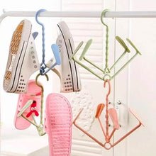 Hanging Shoe Rack Rotating Four Hooks Portable Drying Shoe Rack Wet and Dry Dual-use Drying Shoes Hanger Windproof - dailyneed.life