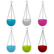 Plastic Hanging Flower Pot and Flower Pot with Chain (6 Pc) - dailyneed.life