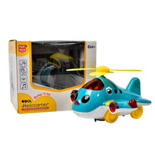 Helicopter Airplane Musical Toy - Electronic Moving Plane with Lights, for 6-18 Months, Encourages Crawling - dailyneed.life