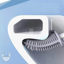 Silicone Toilet Brush with Holder Stand for Bathroom Cleaning - dailyneed.life