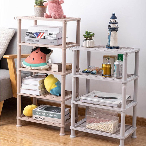 4 Layer Multifunctional Storage Shelf Organizer Narrow Storage Rack for Kitchen or Bathroom - dailyneed.life
