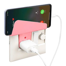 Plastic Secure Mobile Phone Charging Stand Holder (1 Pc / Mix Color) - dailyneed.life