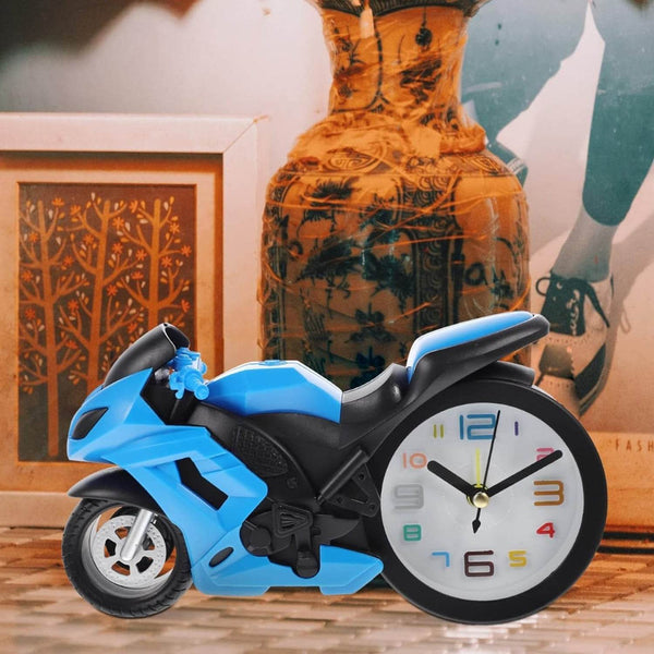 Retro Motorcycle Alarm Clock – Novelty Bike Engine Style Desk Clock - dailyneed.life