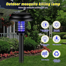 Medium Garden Solar Powered LED Mosquito Trap / Bug Zapper (1 Pc) - dailyneed.life