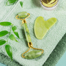 Jade Roller & Gua Sha Set – Natural Face Massager for Anti-Aging, Glowing Skin & Face Shaping (1 Pc) - dailyneed.life