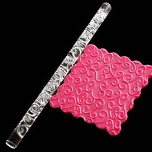 Textured Embossed Acrylic Rolling Pins Fondant Cake Decorating Tools (1 Pc) - dailyneed.life