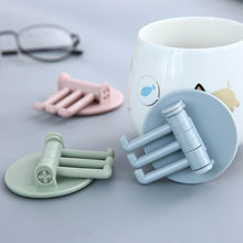 180° Rotating Punch-Free 3-Hook Sticky Hook – 1 Pc - dailyneed.life