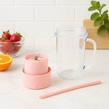 Portable Crusher Juicer With Handle & Straw, USB Rechargeable Multi Blades (420 ML) - dailyneed.life