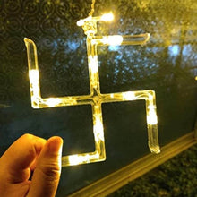 Swastik om Curtain Decorative Lights, String Lights with 12 Hanging Props138 LED, Diwali Decoration Items for Home Decor, Night Light, Room Lights for Bedroom, Balcony Decor. - dailyneed.life