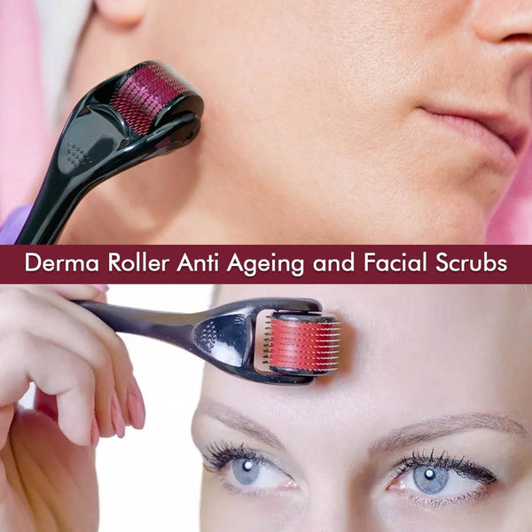 Derma Roller Anti Ageing and Facial Scrubs & Polishes Scar Removal Hair Regrowth (2 MM) - dailyneed.life