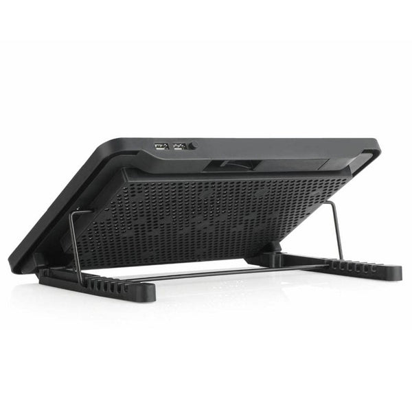 Laptop Cooler Cooling Pad with 2 Quiet Led Fans, Dual USB Ports, Portable Ultra Slim USB Powered 7 Heights Adjustable Laptop Stand for Gaming Laptop - dailyneed.life