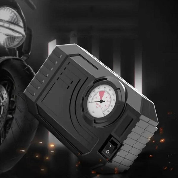 Tire Inflator Portable Air Compressor 12V Small Air Pump for Car Tires Bicycle Balloons, Cars, Bike, Bicycles and Other Inflatables with LED Light (12V) - dailyneed.life