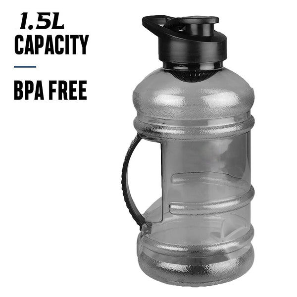 Sports Gym 1.5 Liters Gallon Water Bottle with Mixer and Strainer - dailyneed.life