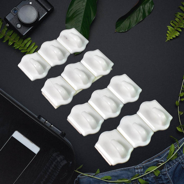 Small Adhesive Hooks for Wall Hanging Adhesive Hooks (12 pcs Set) - dailyneed.life