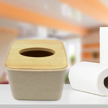 Tissue Box Desktop Stand Bamboo Tissue Cover Box Rectangular Paper Towel Holder Removable Tissue Dispenser for Bathroom Vanity Countertop Bedroom Car Holder Paper Towels Dispenser (1 Pc ) - dailyneed.life