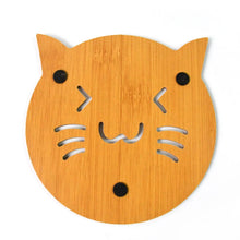 Square Bamboo Wood Table Place mat Hot Pot Cup Mat Tea Coaster(14×14 Cm / 1 Pc) - dailyneed.life