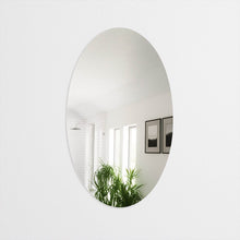 Elegant Oval Frameless Wall Mirror for Home & Office Decor (6 Pc) - dailyneed.life