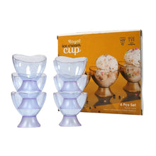 MODERN STYLE DESSERT & ICE CREAM BOWL PLASTIC 6PCS FOR HOME ,OFFICE,PARTY - dailyneed.life