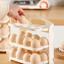 Plastic Foldable Egg Tray | 24 Grid Egg Storage Box (1 Pc) - dailyneed.life