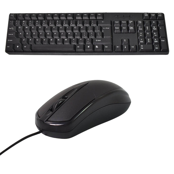 Wired USB Keyboard 107 Keys & Mouse Set (2 Pc Set) - dailyneed.life
