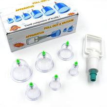 Vacuum Cupping Set 6 Pcs Kit Pull Out a Vacuum Apparatus Therapy Relax Massagers Curve Suction Pumps - dailyneed.life