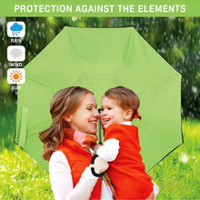 Foldable UV & Rain Umbrella with C-Shaped Handle – Kids (1 Pc / Mix Color) - dailyneed.life