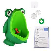 Cute Frog Standing Potty Training Urinal for Boys - Toilet with Funny Aiming Target - dailyneed.life