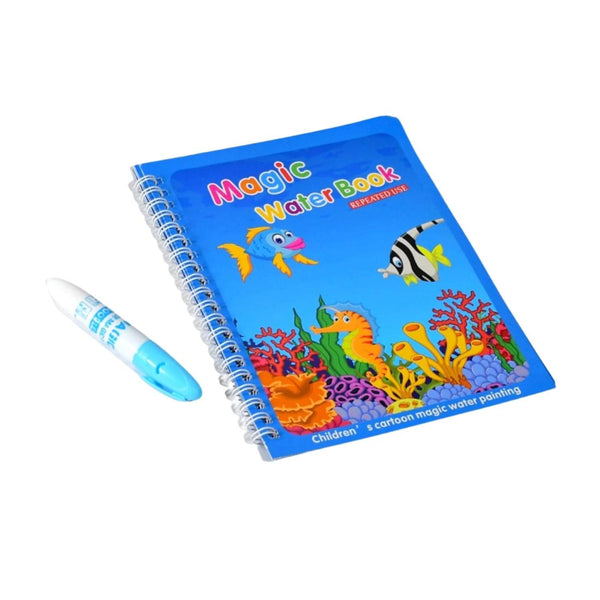 Magic Water Quick Dry Book Water Coloring Book Doodle with Magic Pen Painting Board - dailyneed.life
