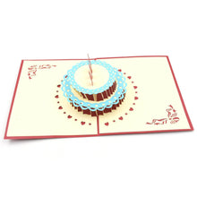 Unique 3D -Up Wishing Card (Birthday): 1 Pc - dailyneed.life