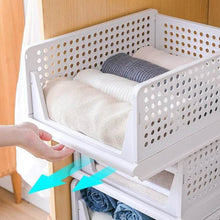 3 Layer Clothes Organizer for Wardrobe Cupboard Organizer for Clothes Foldable and Stackable Closet Organizer Drawer Organizer for Clothes, Multi Purpose Plastic Drawer - dailyneed.life